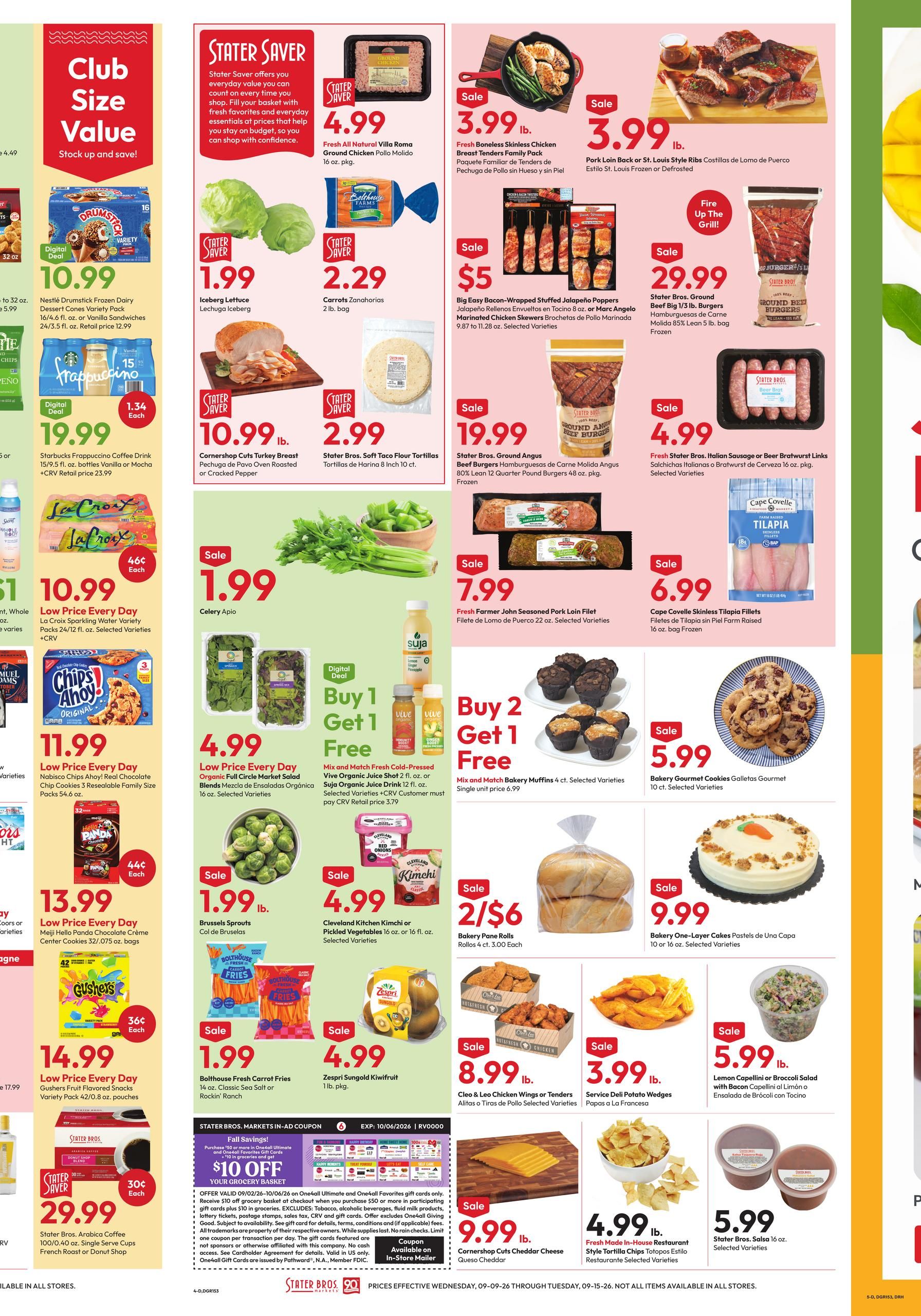 Stater Bros. Markets Weekly Ad September 9 - 15, 2026 page 3