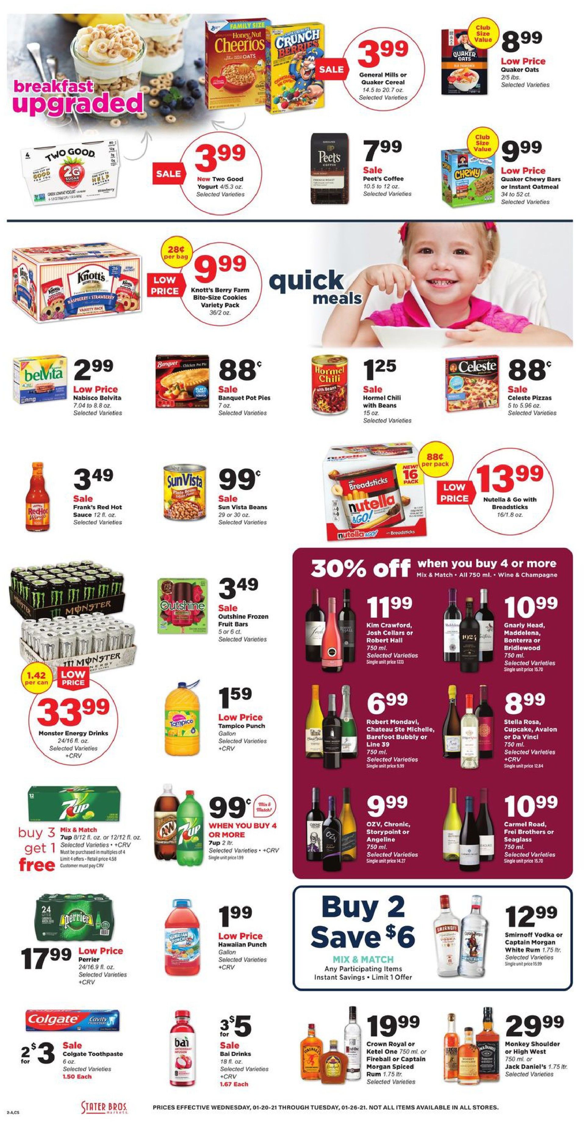 Stater Bros Ad
