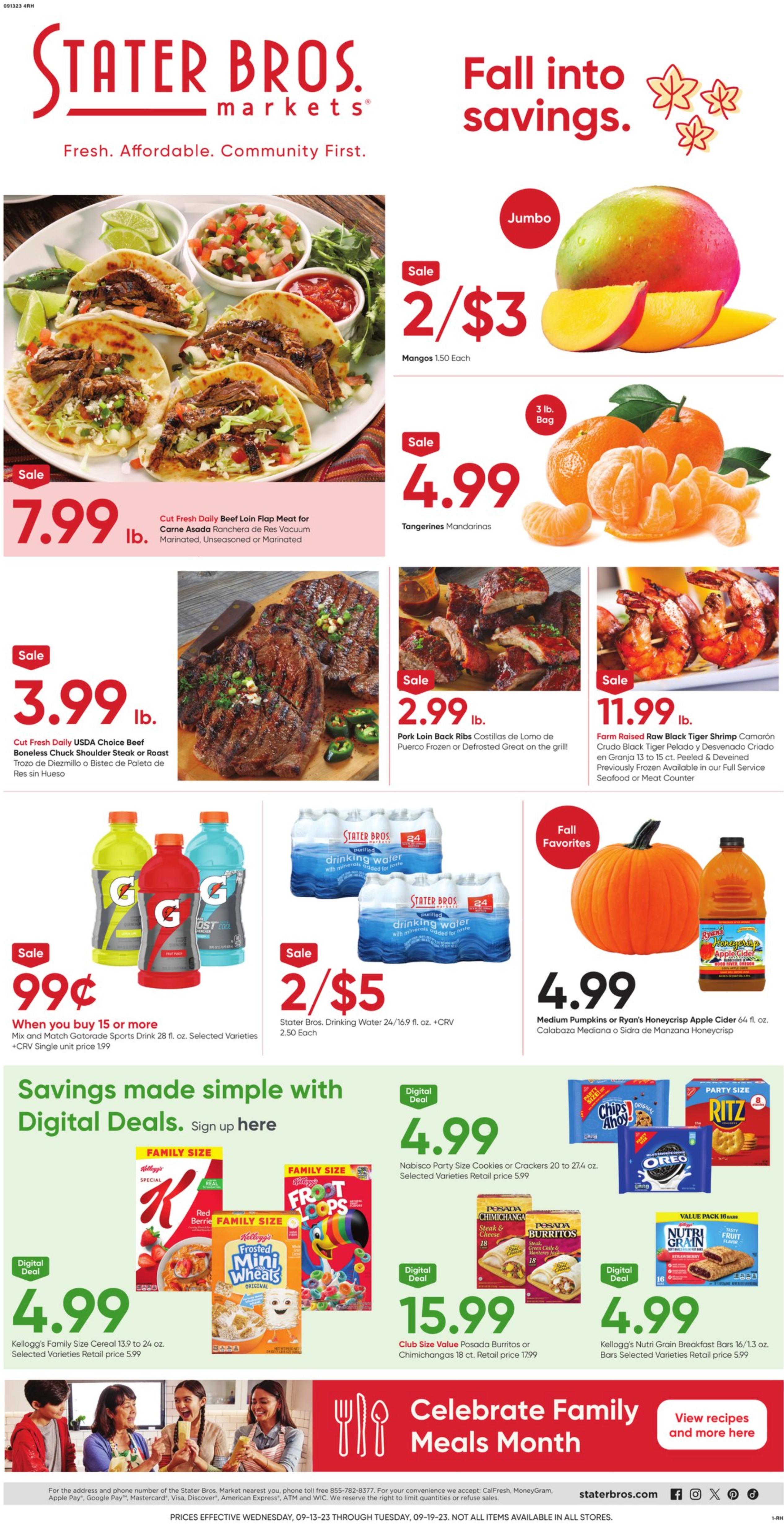 Stater Bros Weekly Ad Sep 13 19, 2023 WeeklyAds2