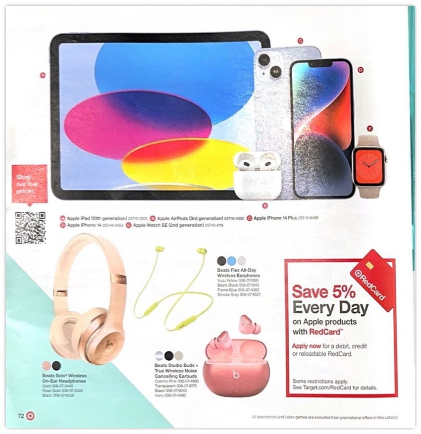 Target Weekly Ad page 72
