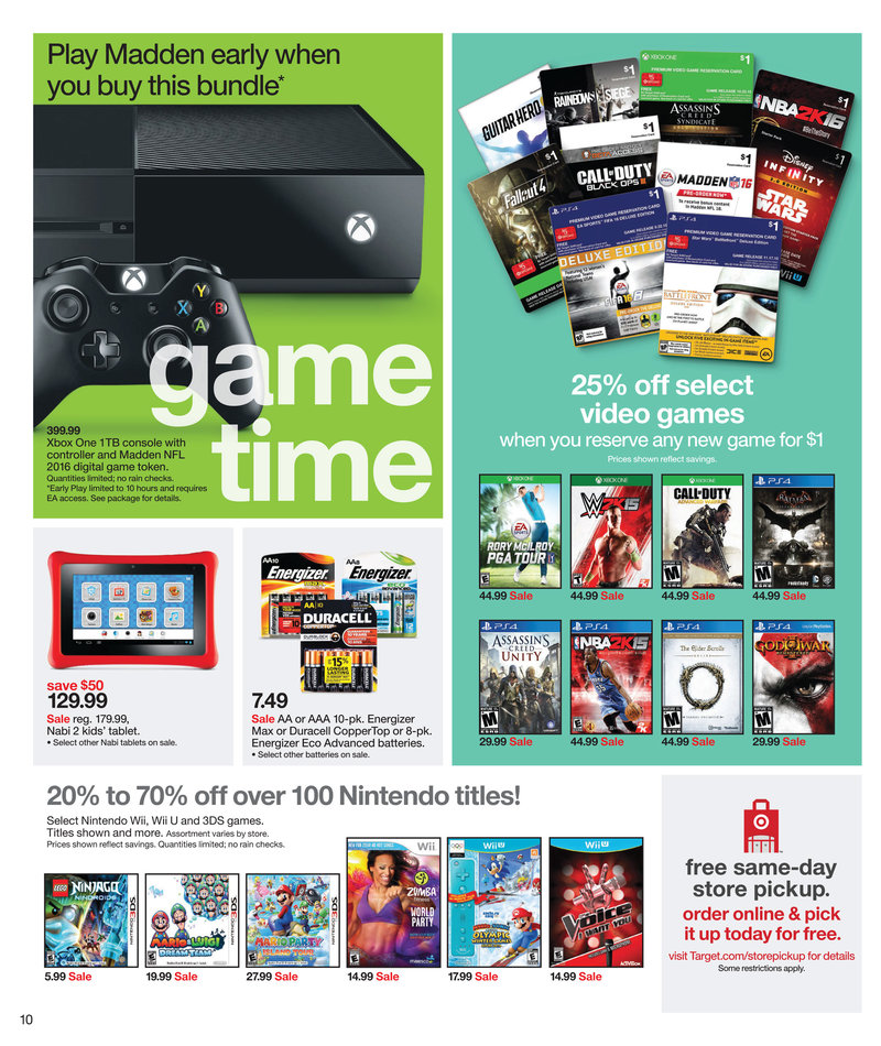 Target Weekly Ad page 10