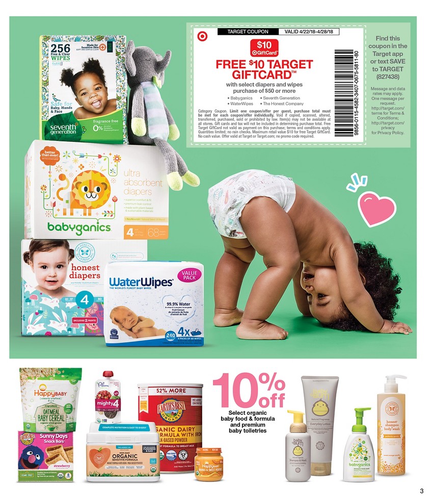 Target Weekly Ad April 22 - 28, 2018 page 3