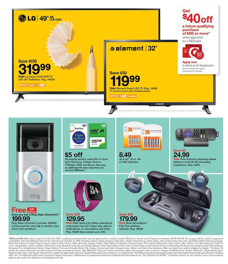 Target Weekly Ad Aug 11 - 17, 2019 page 12