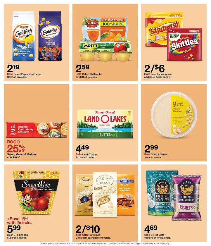 Target Weekly Ad page 38