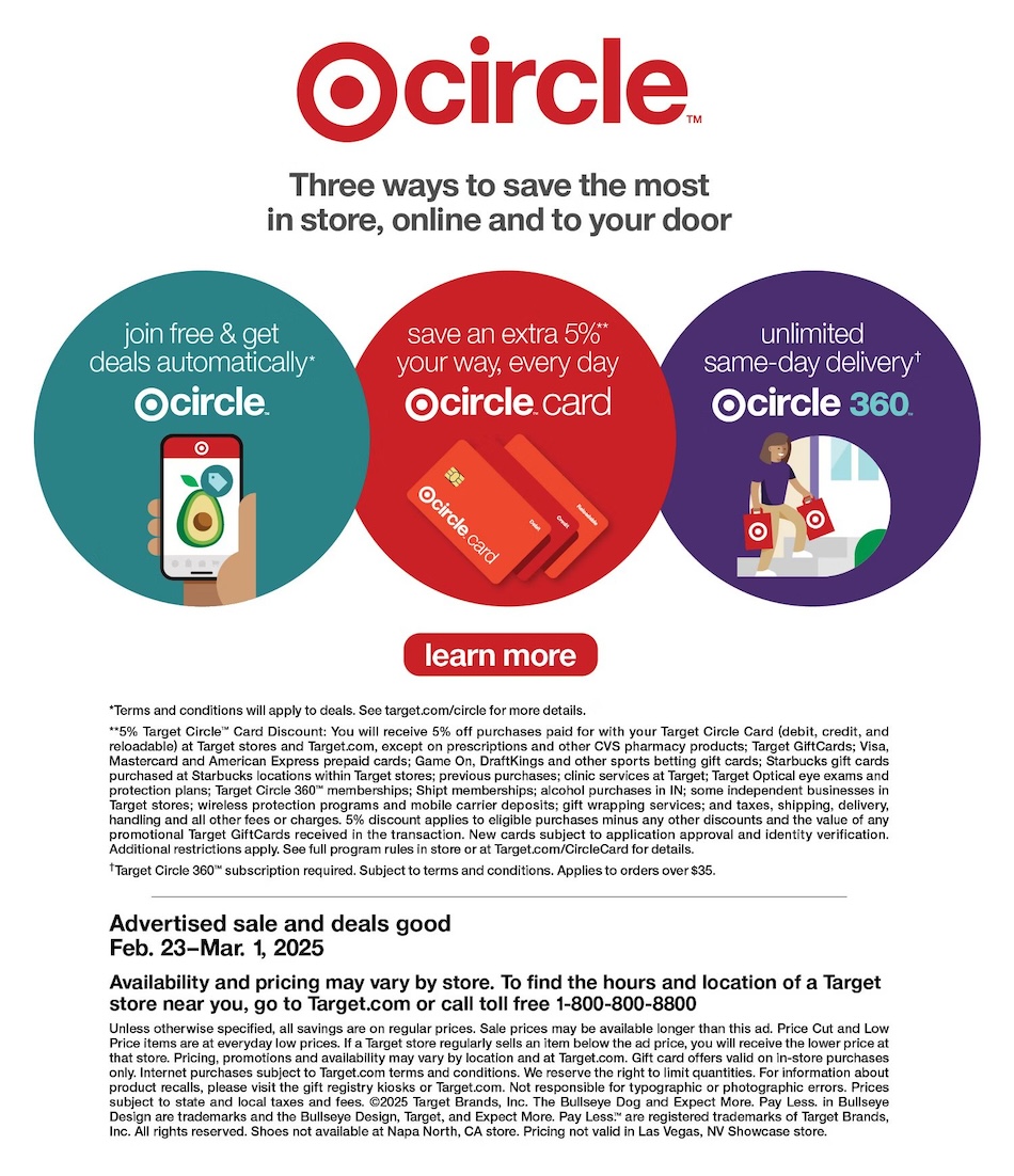Target Weekly Ad page 29