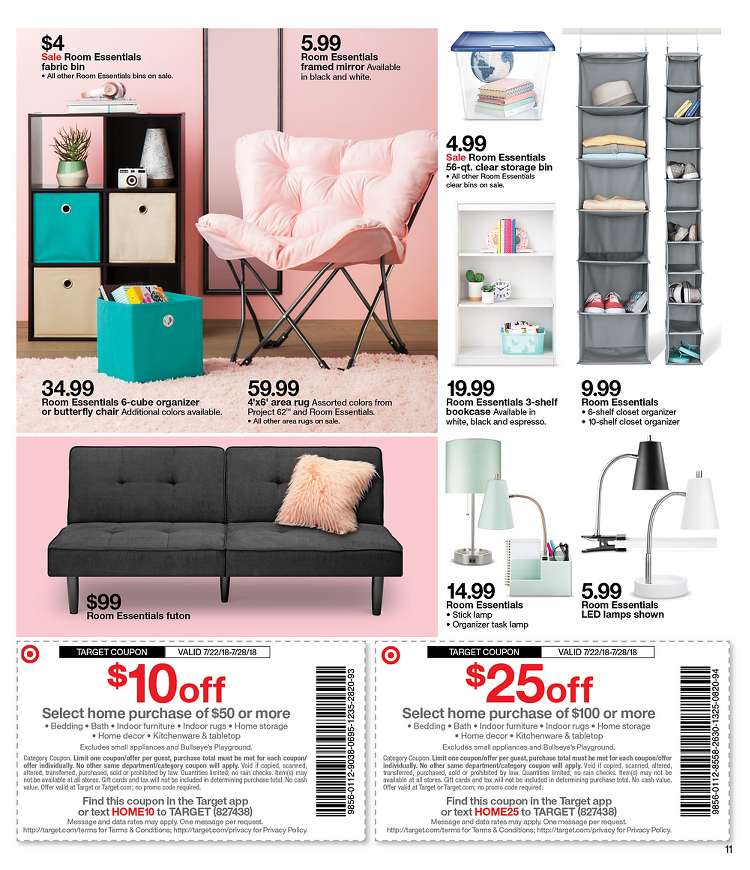 Target Weekly Ad Jul 22 - 28, 2018 page 11