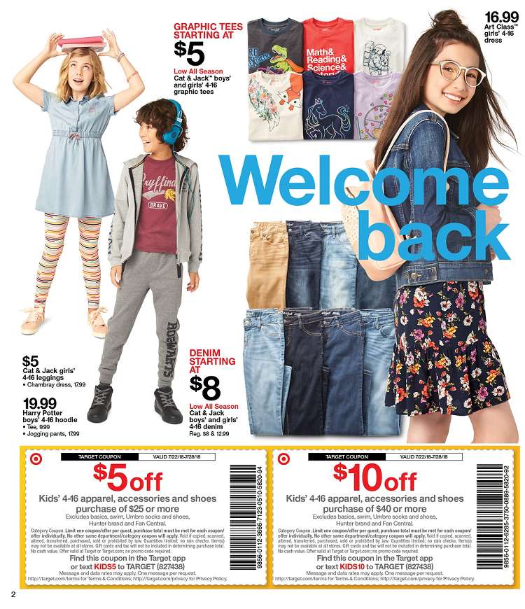 Target Weekly Ad Jul 22 - 28, 2018 page 2