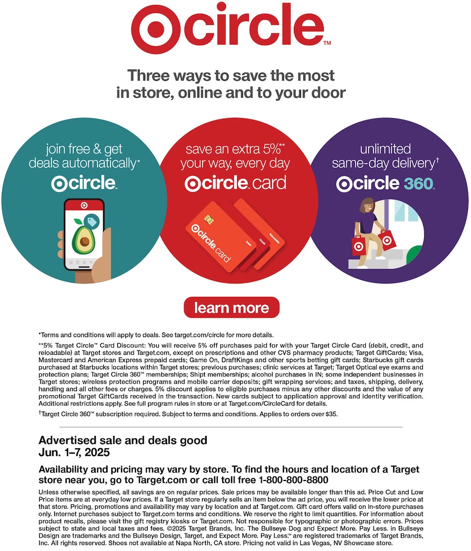 Target Weekly Ad page 34