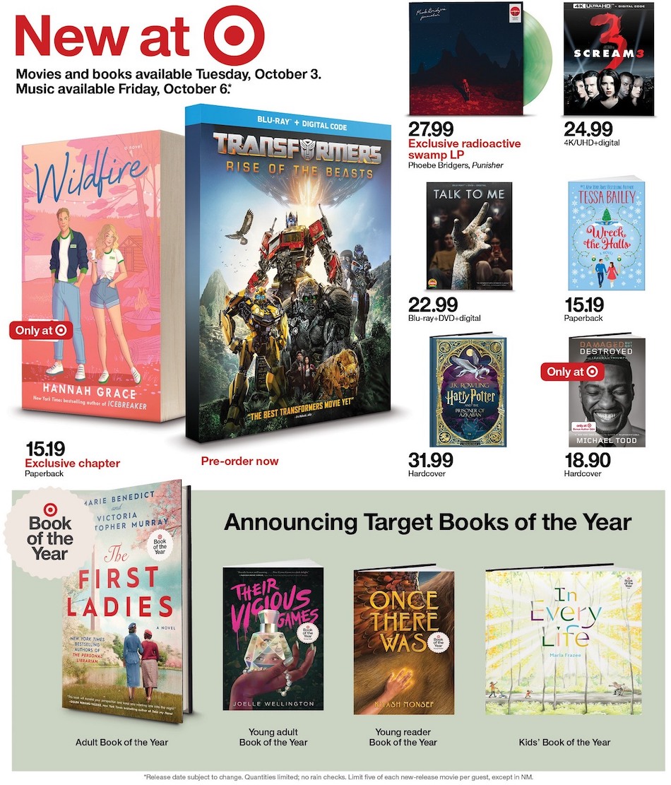 Target Weekly Ad Oct 1 - 7, 2023 page 30