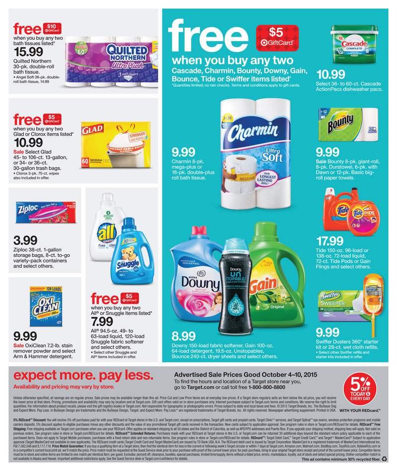 Target Weekly Ad Oct 4 - Oct 10 2015 page 22