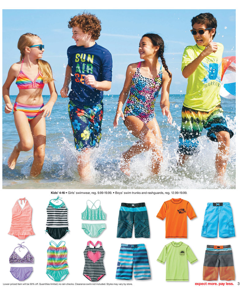 Target Weekly Ad Swimwear Sale March 2015 page 3