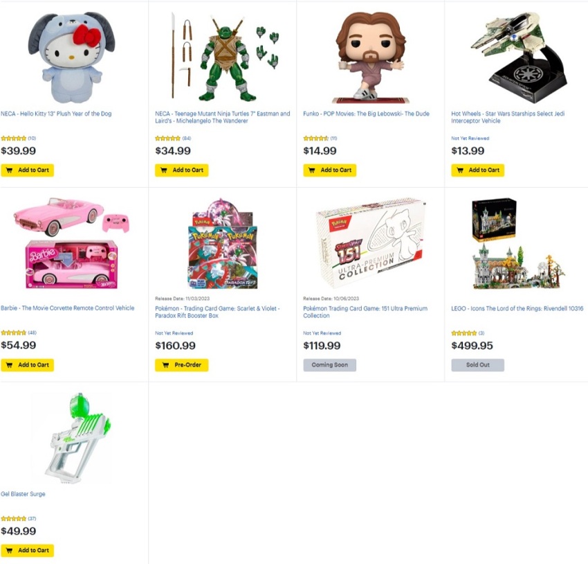Top Toys Ads