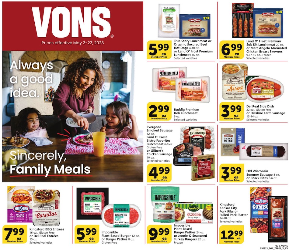 Vons Weekly Ad