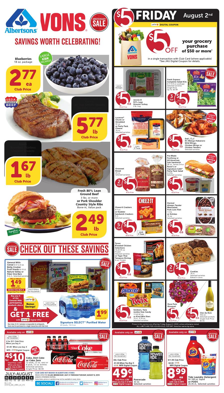Vons Ad Jul 31 - Aug 6, 2019 | WeeklyAds2