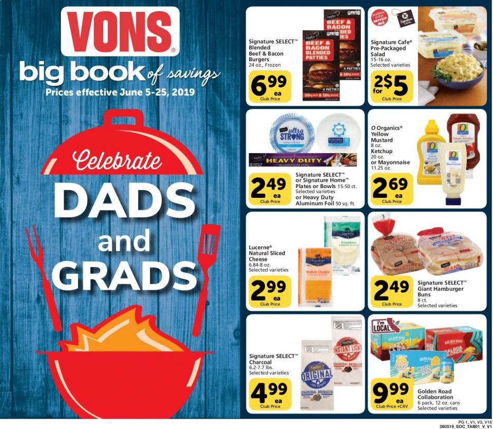 Vons Ad Jun 5 - 25, 2019 | WeeklyAds2