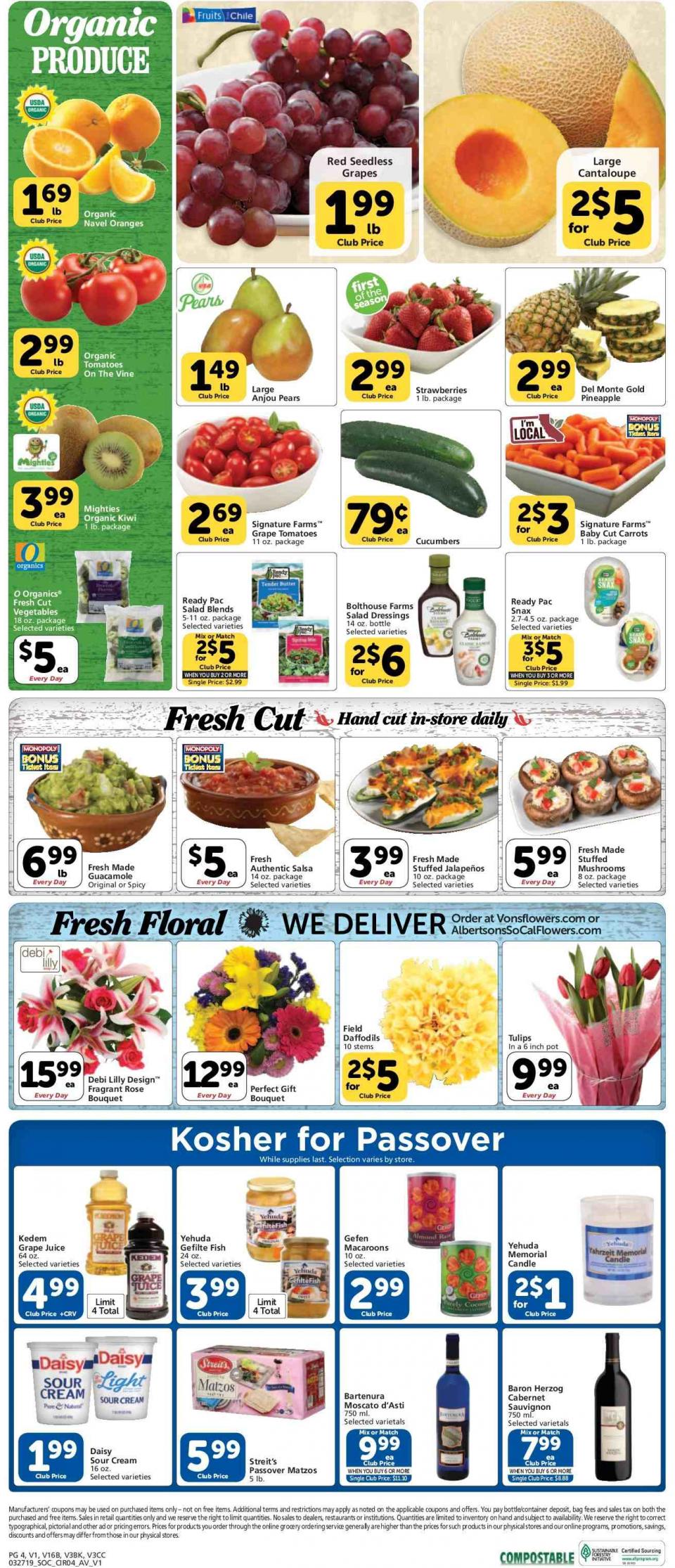 Vons Ad Mar 27 - Apr 2, 2019 | WeeklyAds2