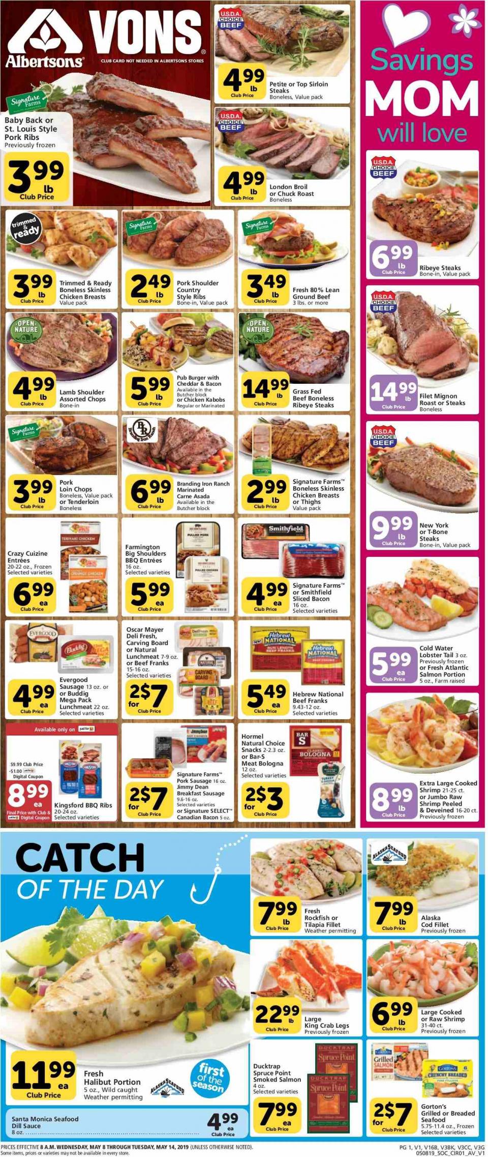 Vons Ad May 8 - 14, 2019 | WeeklyAds2