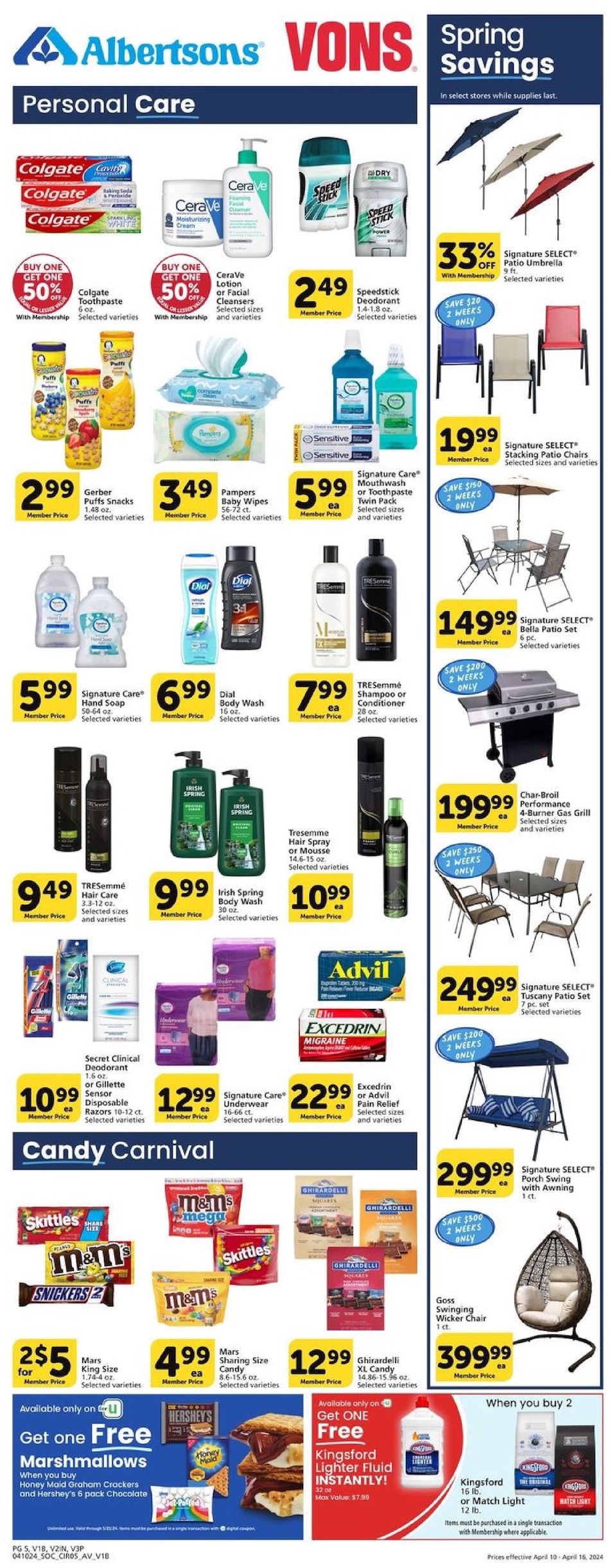 Vons Weekly Ad page 4