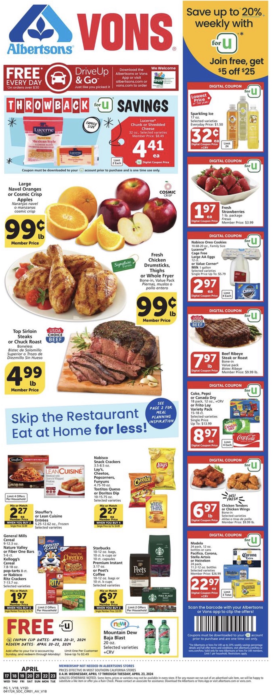 Vons Weekly Ad Apr 17 - 23, 2024 | WeeklyAds2