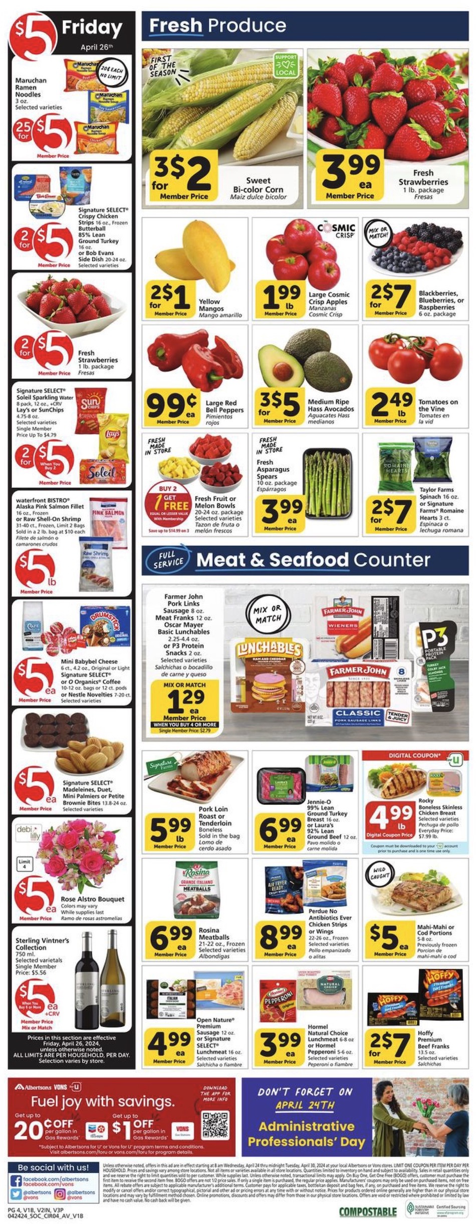 Vons Weekly Ad page 3