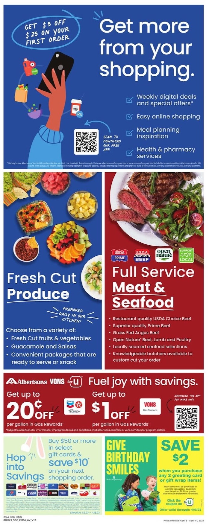 Vons Weekly Ad Easter Apr 5 - 11, 2023 | WeeklyAds2