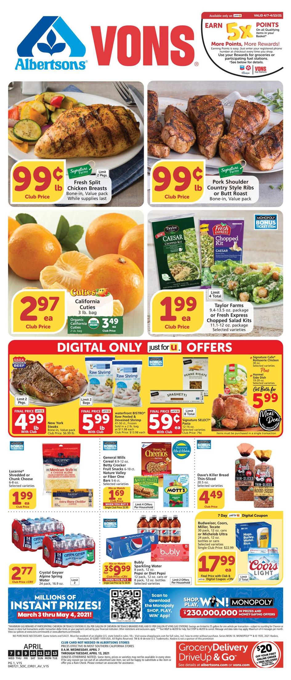 Vons Weekly Ad