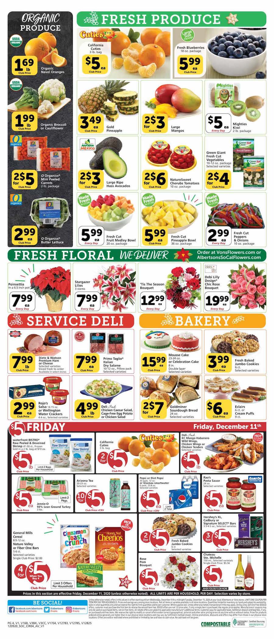 Vons Weekly Ad Dec 9 - 15, 2020 | WeeklyAds2