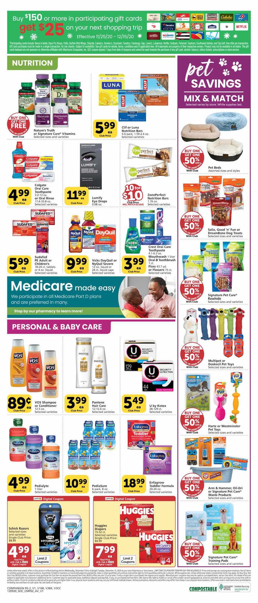 Vons Weekly Ad Dec 9 - 15, 2020 | WeeklyAds2