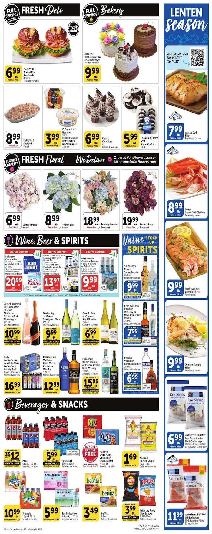 Vons Weekly Ad Sale Feb 22 - 28, 2023 | WeeklyAds2