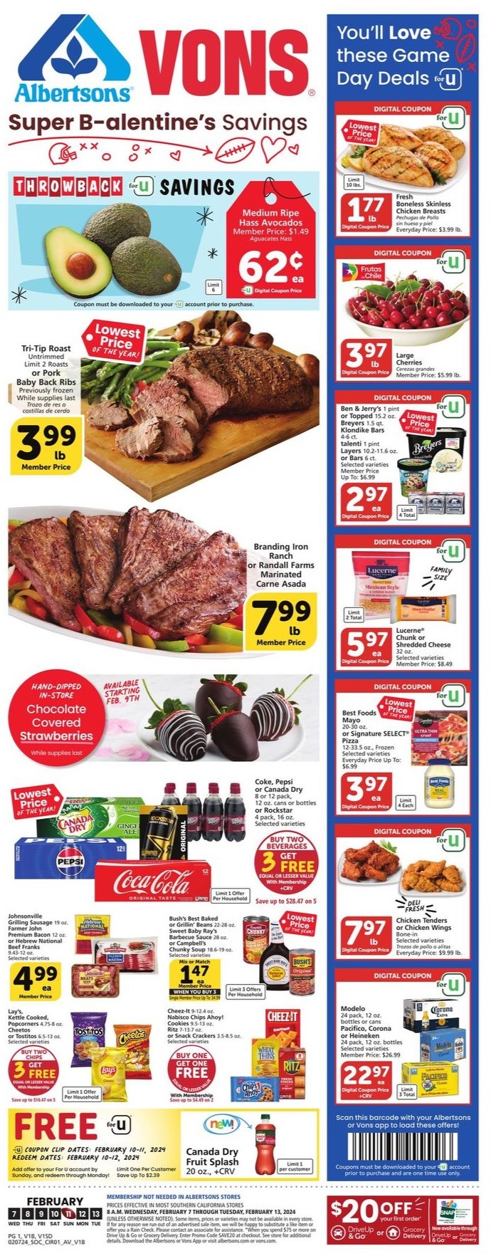 Vons Weekly Ad Feb 7 - 13, 2024 | WeeklyAds2