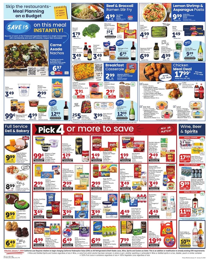 Vons Weekly Ad Jan 10 - 16, 2024 | WeeklyAds2