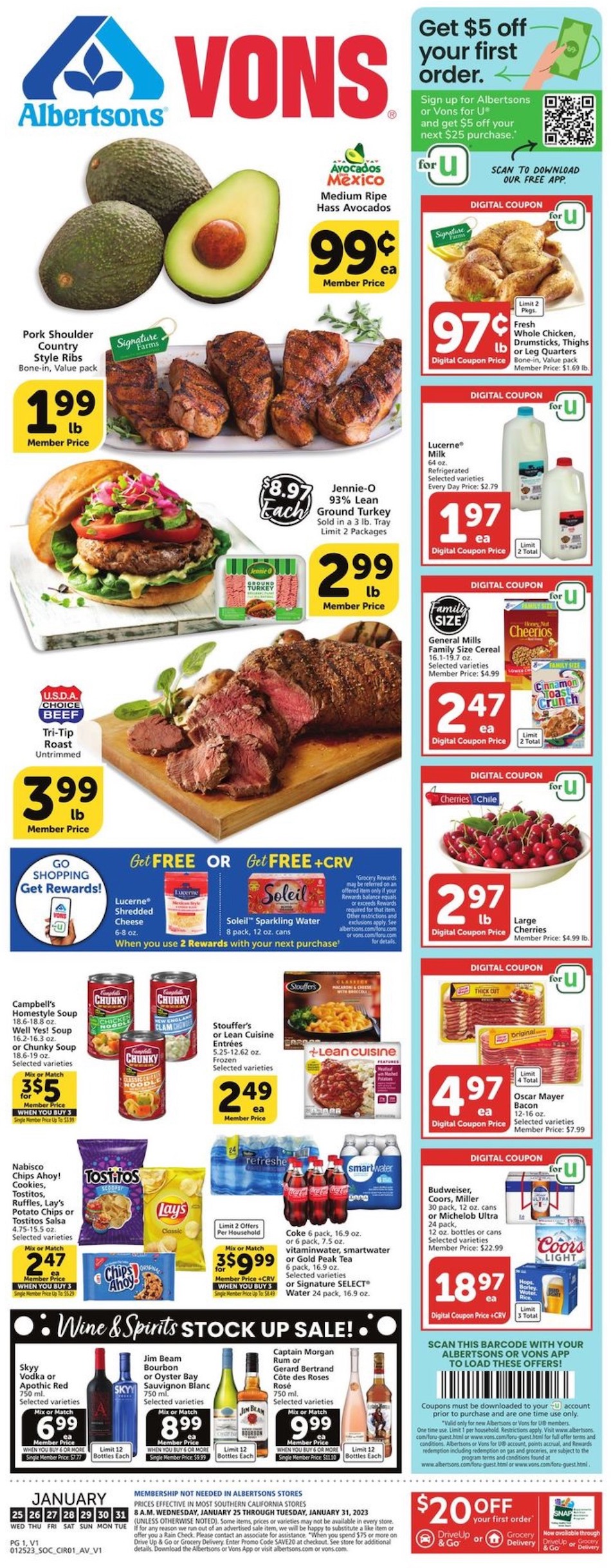Vons Weekly Ad Sale Jan 25 - 31, 2023 | WeeklyAds2