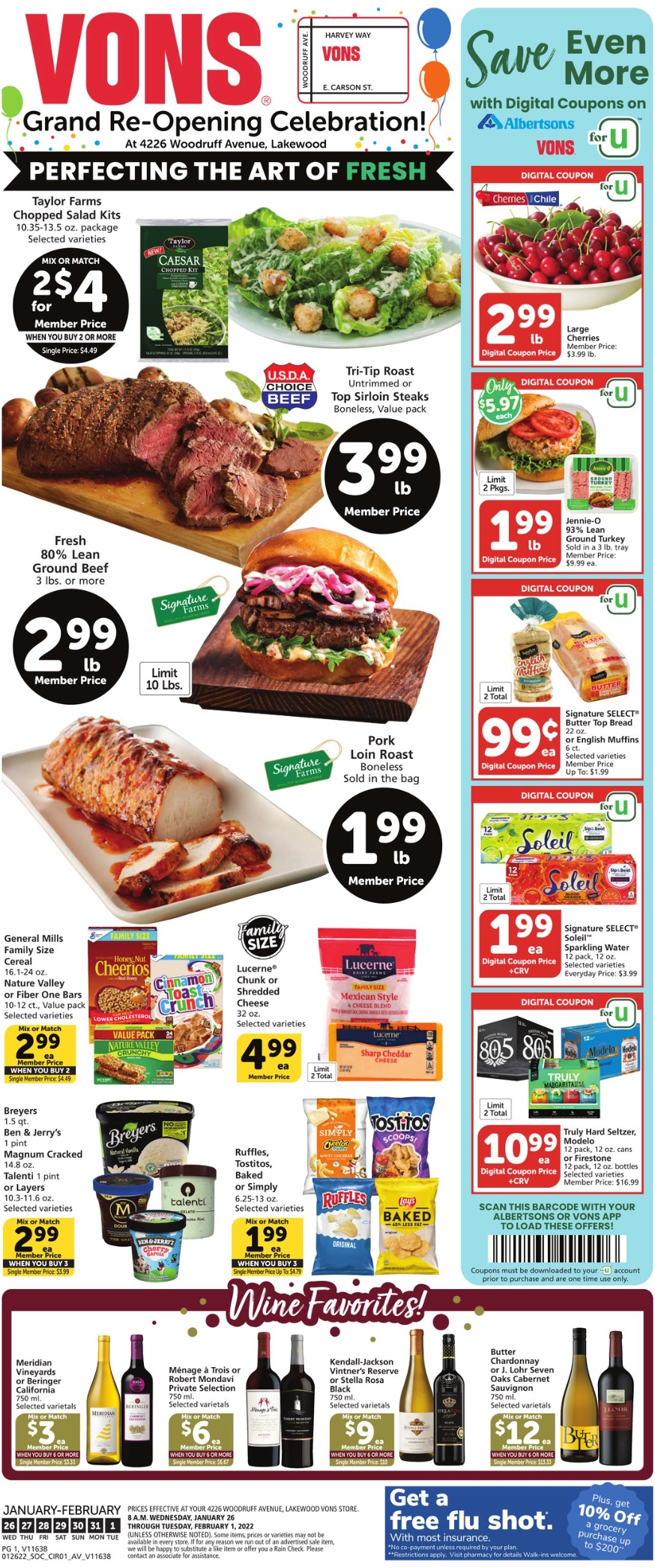 Vons Weekly Ad Jan 26 - Feb 1, 2022 | WeeklyAds2