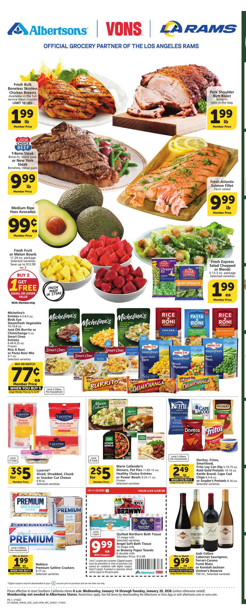 Vons Weekly Ad January 14 - 20, 2026 | WeeklyAds2
