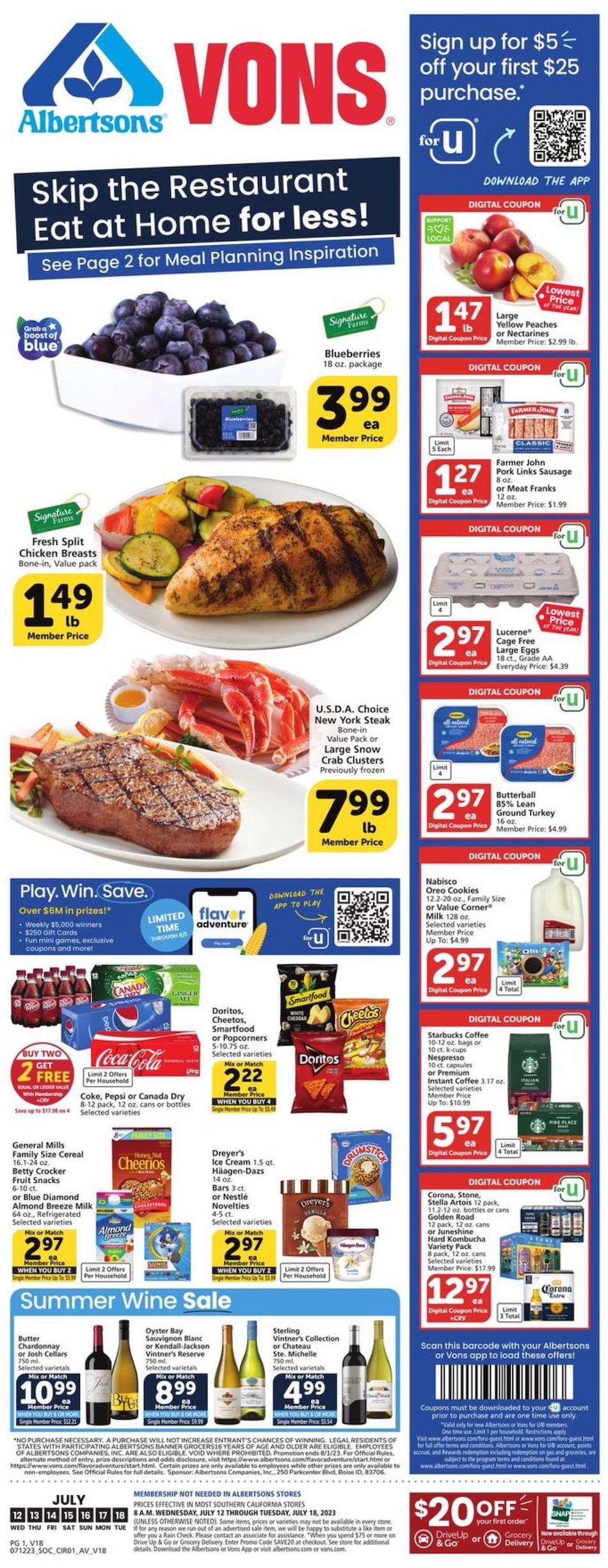 Vons Weekly Ad Jul 12 - 18, 2023 | WeeklyAds2
