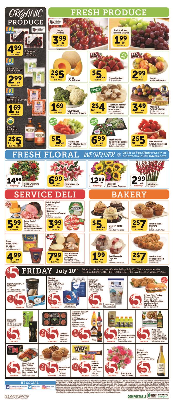 Vons Weekly Ad page 4