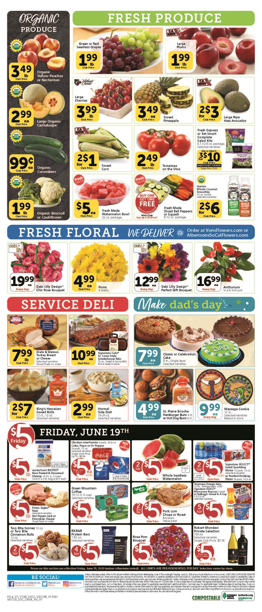 Vons Weekly Ad Jun 17 - 23, 2020 | WeeklyAds2