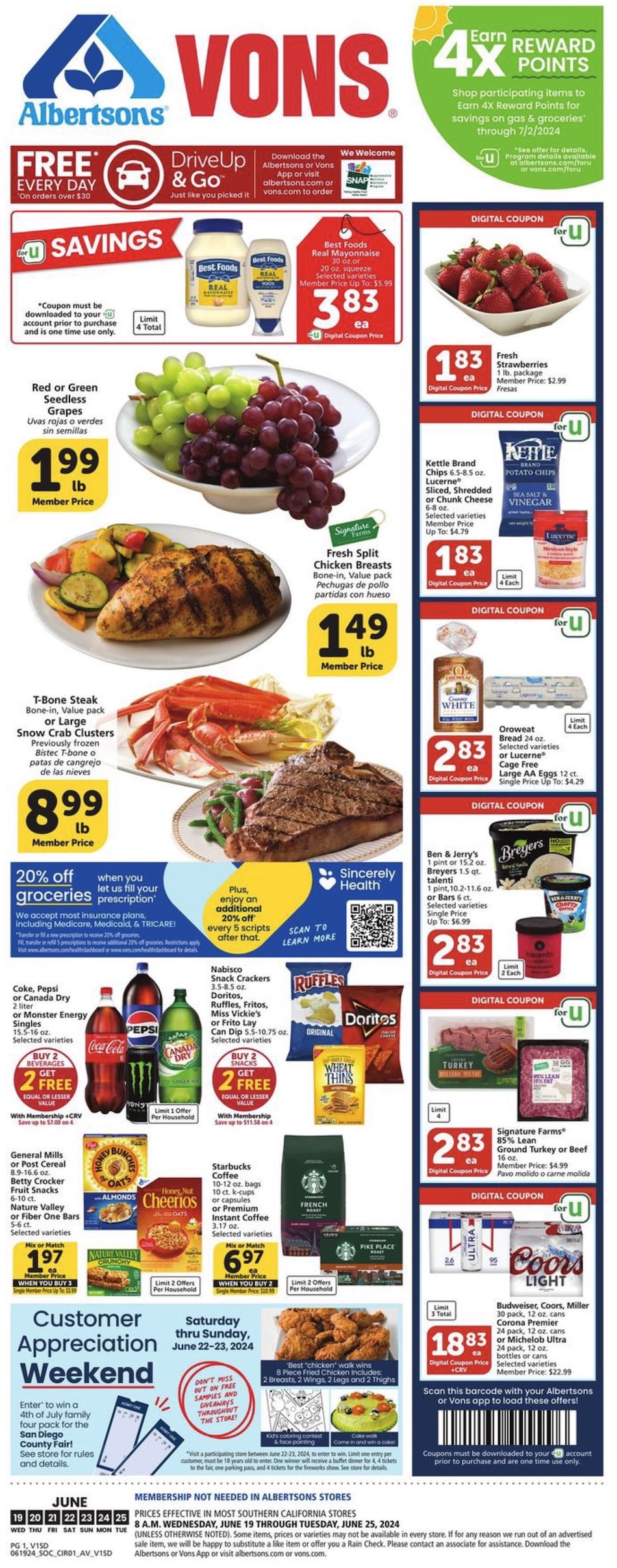 Vons Weekly Ad Jun 19 - 25, 2024 | WeeklyAds2