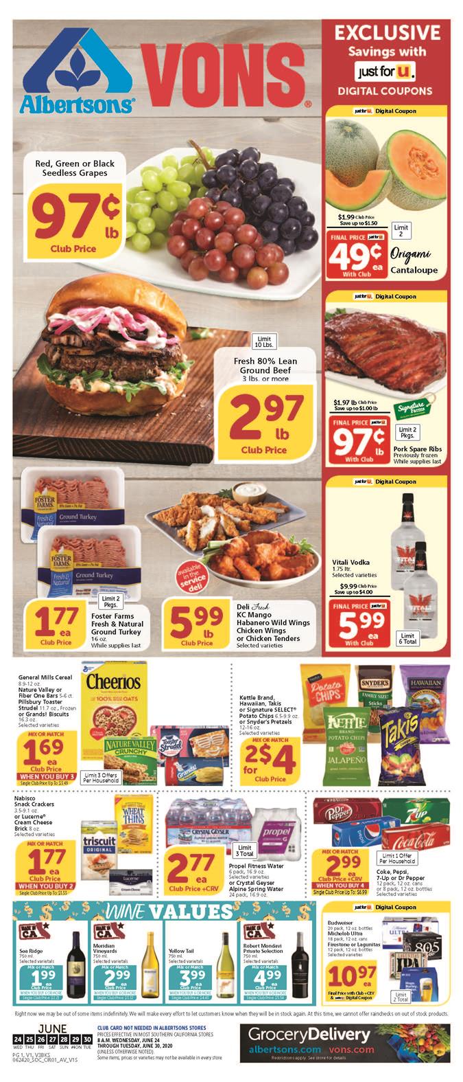 Vons Weekly Ad