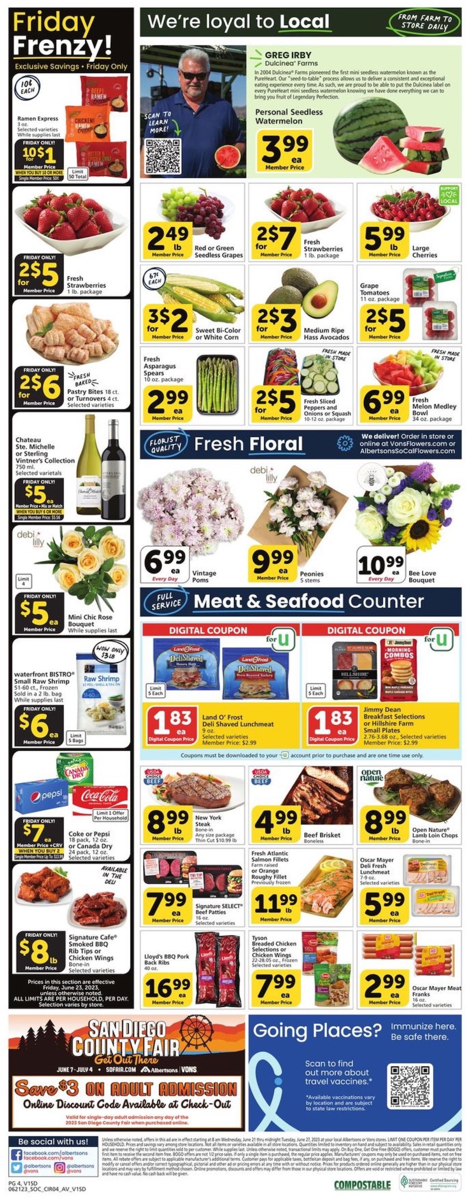 Vons Weekly Ad Jun 25 - Jul 1, 2023 | WeeklyAds2