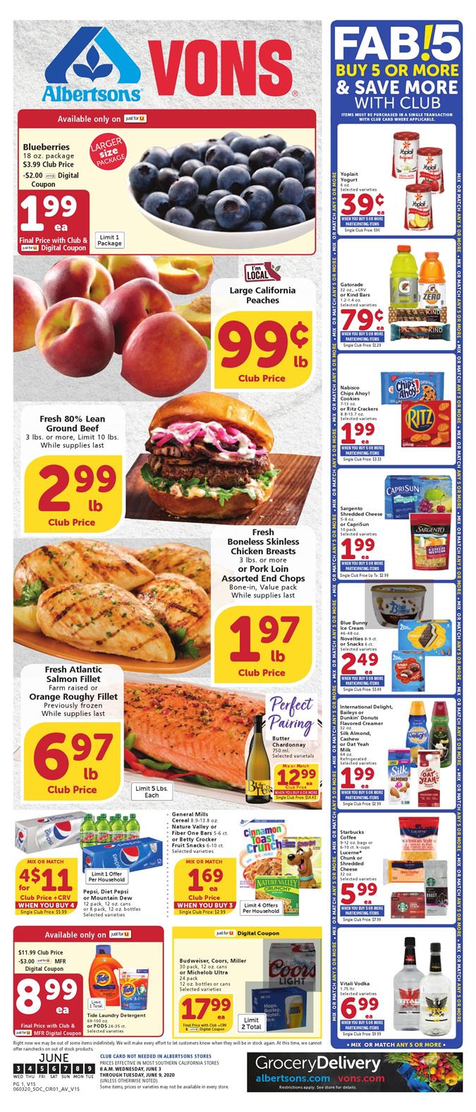 Vons Weekly Ad Jun 3 - 9, 2020 | WeeklyAds2