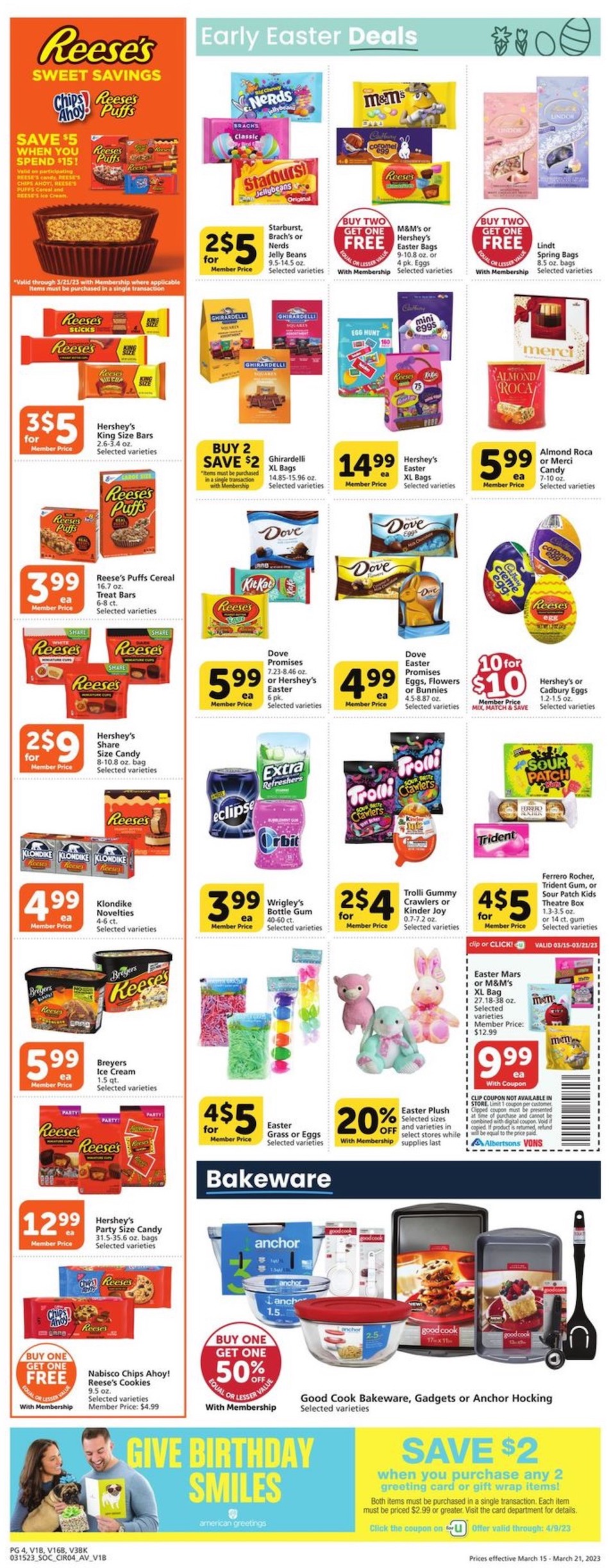 Vons Weekly Ad Sale Mar 15 - 21, 2023 | WeeklyAds2