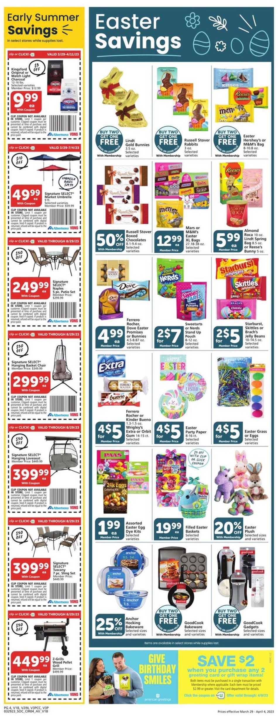 Vons Weekly Ad Easter Mar 29 - Apr 4, 2023 | WeeklyAds2