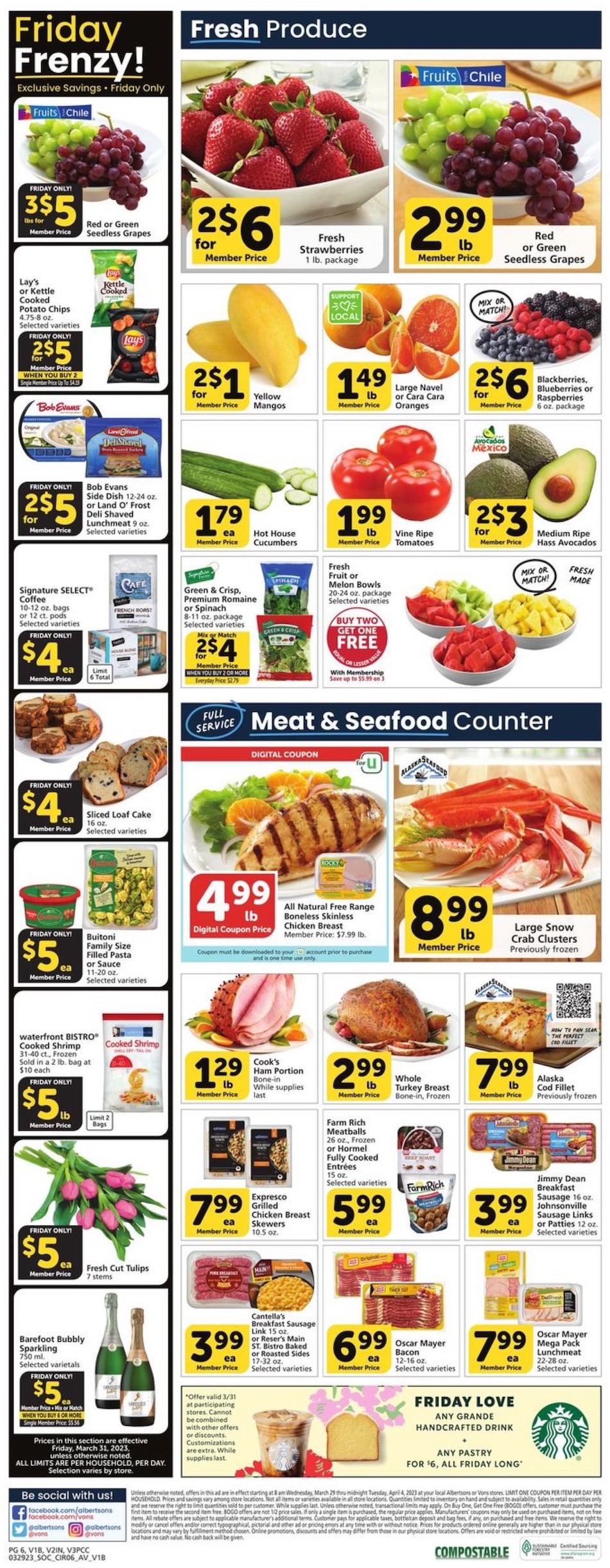 Vons Weekly Ad Easter Mar 29 - Apr 4, 2023 | WeeklyAds2
