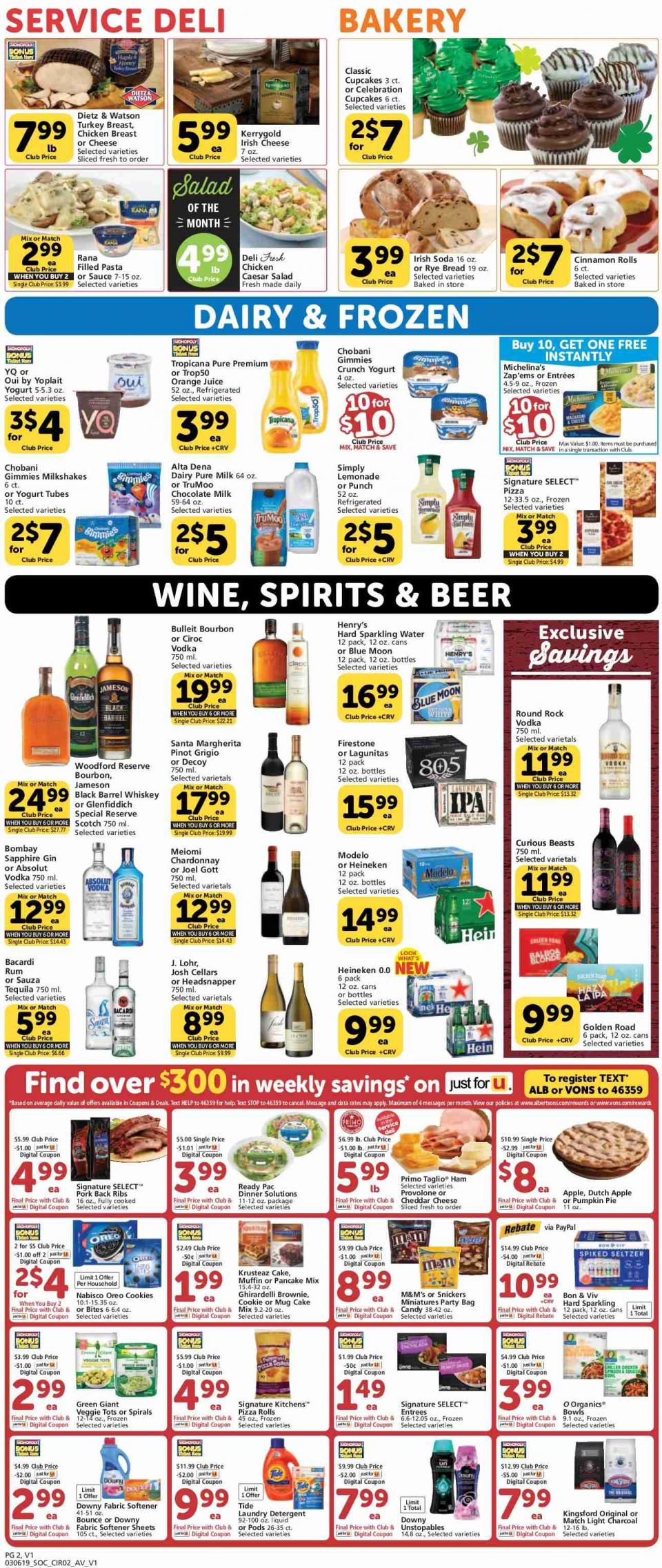 Vons Weekly Ad Mar 6 - 12, 2019 | WeeklyAds2