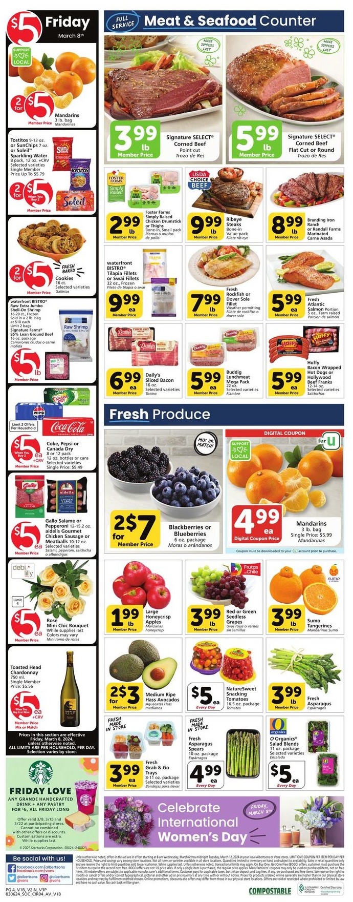 Vons Weekly Ad Mar 6 - 12, 2024 | WeeklyAds2
