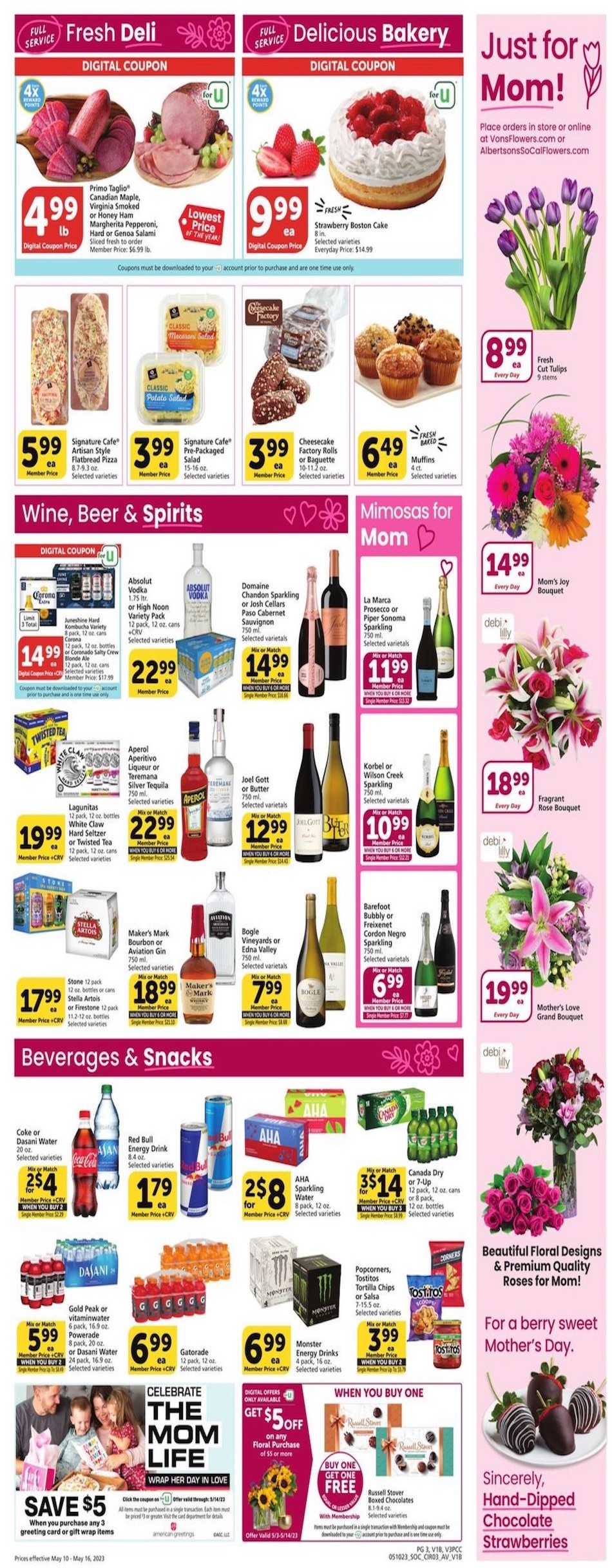 Vons Weekly Ad page 3