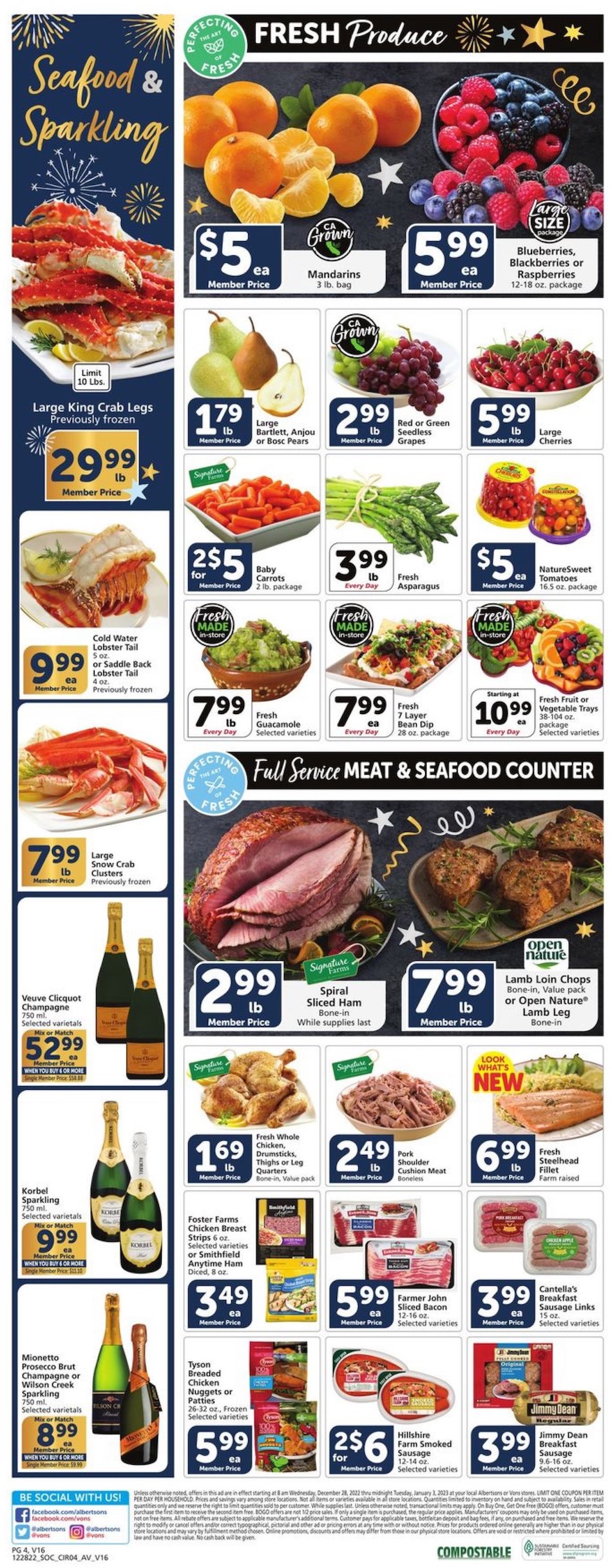 Vons Weekly Ad New Year 2022 - 2023 | WeeklyAds2