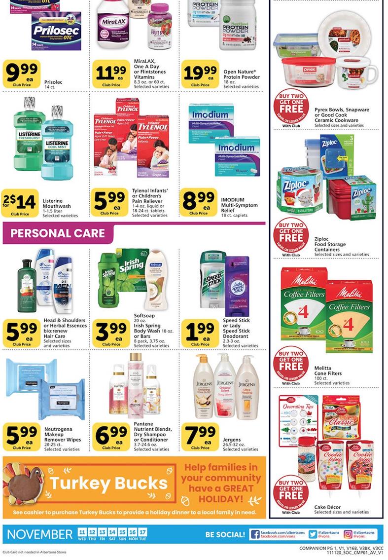 Vons Weekly Ad Nov 11 - 17, 2020 page 10