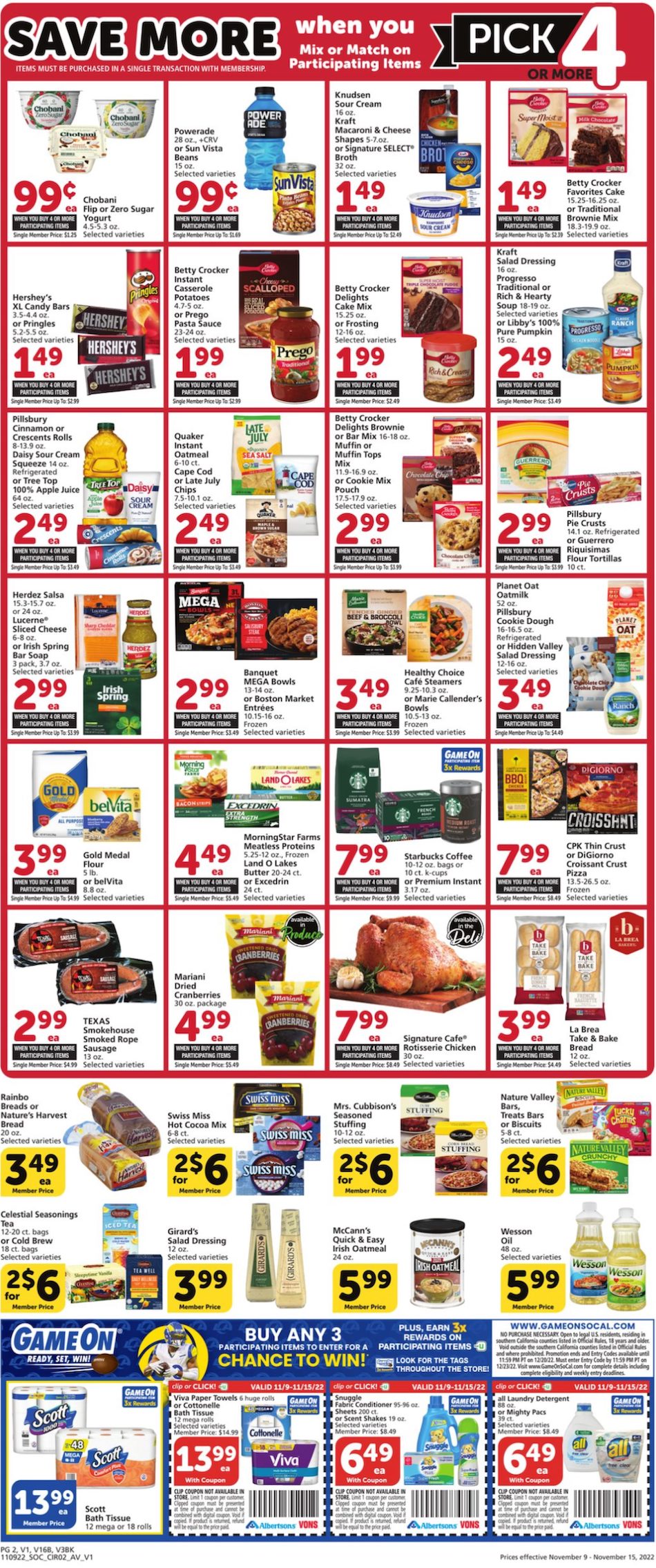 Vons Weekly Ad Nov 9 - 15, 2022 | WeeklyAds2